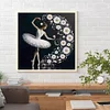 Daisy Flower Ballerina - Round Drill Diamond Painting - 40*40CM