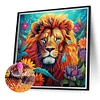 Diamond Painting-DIY Full Round Drill Lion(40*40 CM)