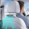 USB Type-C Car Seat Cooling Fan 3-Speed Adjustable Headrest Ventilation Fan