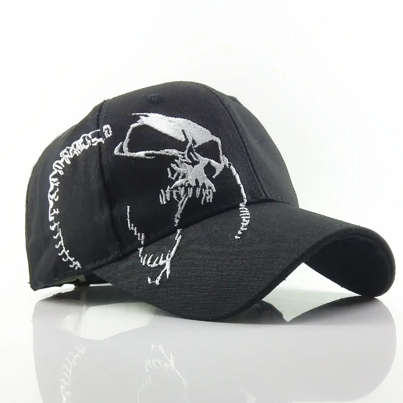 Skull Baseball Cap Washed Sun Hat / [viawink] /