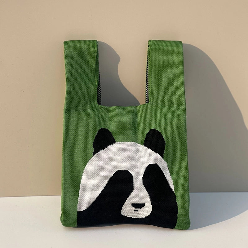 Gift Packaging Handbag Casual Knitted Handbag Woven Bag Multi-pattern Style Knitted Bag For Women