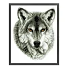 Wolf - 9CT Partial Beaded Cross Stitch Kit(28x34cm)