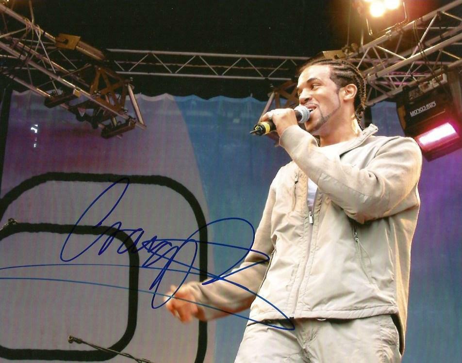 Craig David AUTHENTIC RAPPER autograph, In-Person signed Photo Poster painting