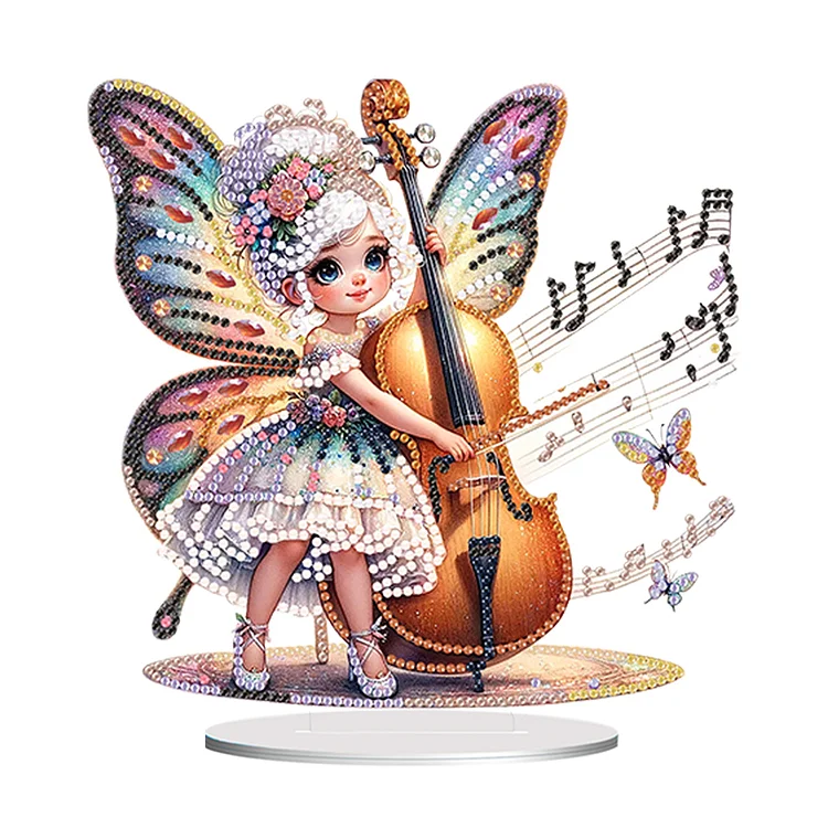 Acrylic Fairy Girl Desktop Diamond Art Kits Diamond Painting Tabletop Decoration