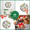 2D Flat DIY Christmas Dove Diamond Art Pendant Double-Sided Diamond Painting Set