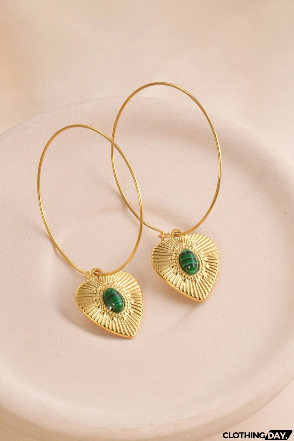 Stainless Steel Heart Earrings