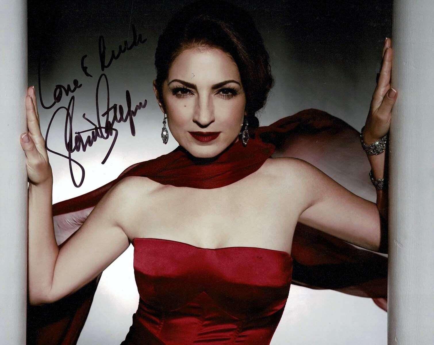 Gloria ESTEFAN SIGNED Autograph 10x8 Photo Poster painting AFTAL COA Miami Sound Machine