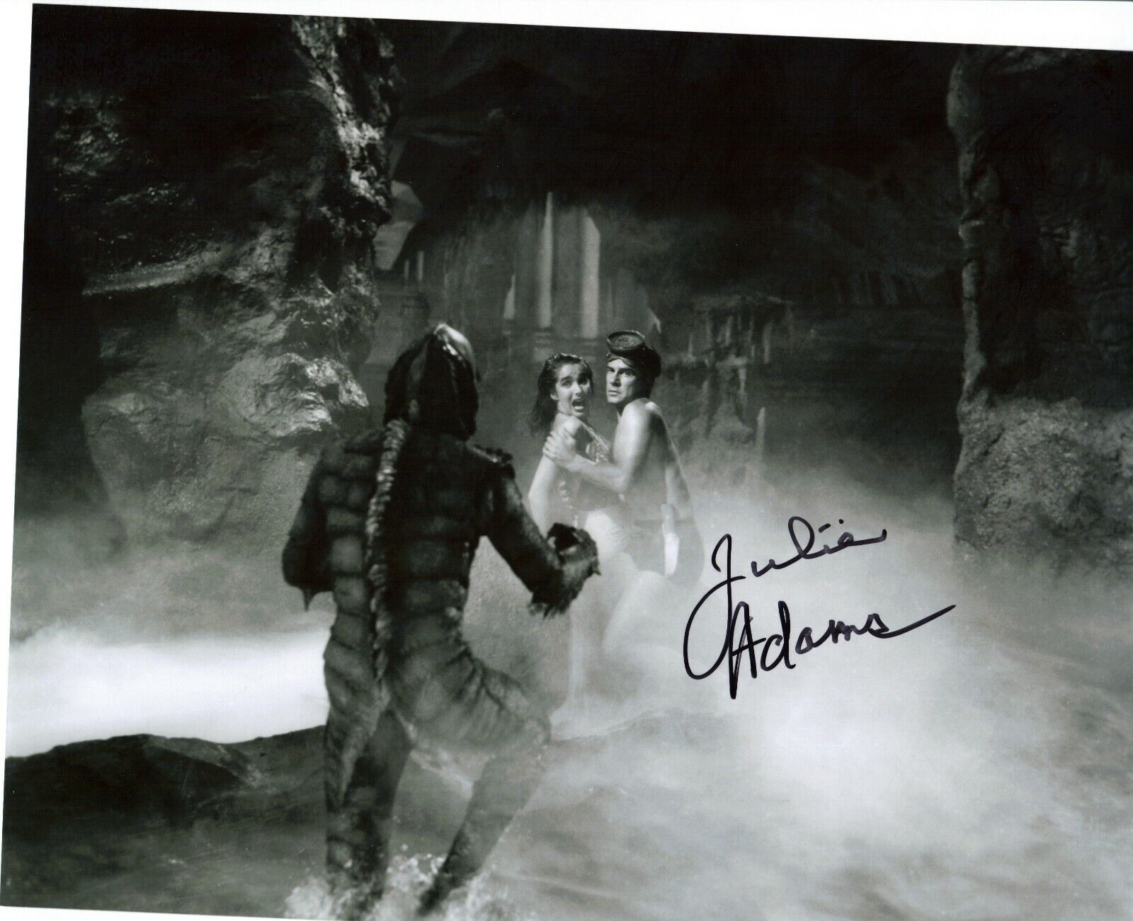 Julie Adams Creature From the Black Lagoon Original Autographed 8X10 Photo Poster painting #4