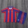Joyfball 1996-1997 Kids Size Retro Barcelona Home Football Shirt 1:1 Thai Quality