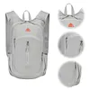 18L Lightweight Mountaineering Backpack with Reflective Strips & Chest Storage Bag Foldable Running Storage Knapsack Breathable Splash-Proof Hiking Nylon Pouch Hiking Work Travel Camping Backpacks