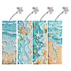 4Pcs Special Shape Beach Starfish Diamond Painting Bookmark