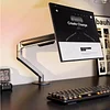 Computer monitor stand cantilever portable secondary display screen base lifting vesa robotic arm