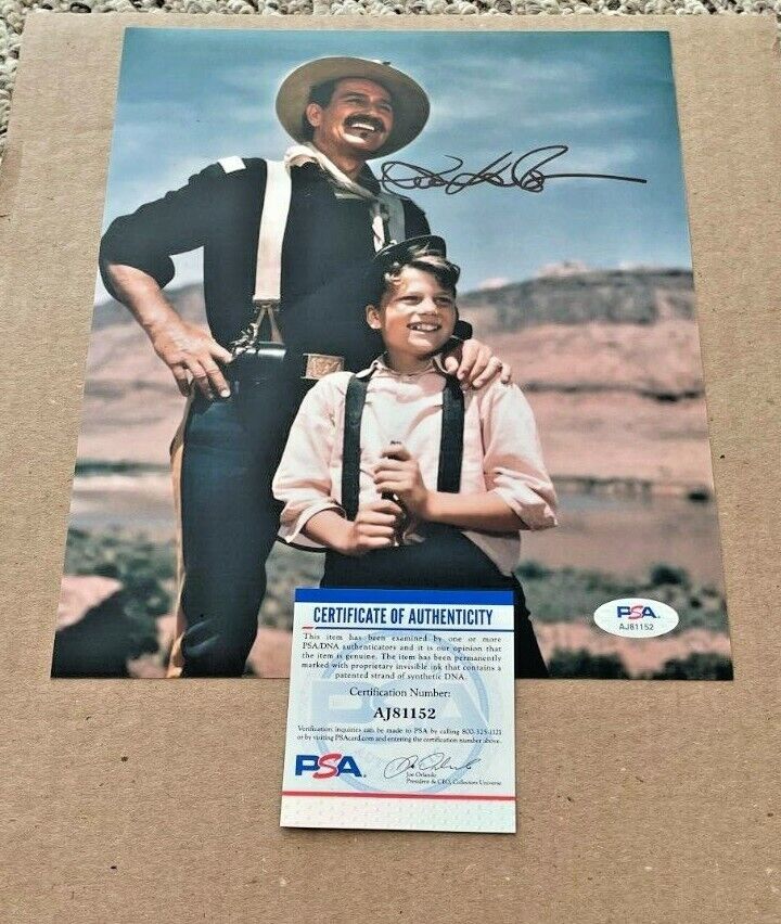 PATRICK WAYNE SIGNED 8X10 Photo Poster painting W/JOHN WAYNE PSA/DNA CERTIFIED #2