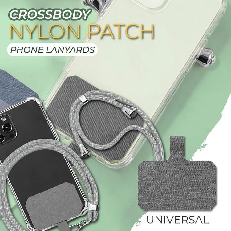 ✨Universal Crossbody Nylon Patch Phone Lanyards✨
