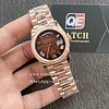 Rolex Day-Date 36 m128345rbr-0075 Rose Gold Brown Ombr&eacute; Dial Diamond Bezel (36mm) Super Clone