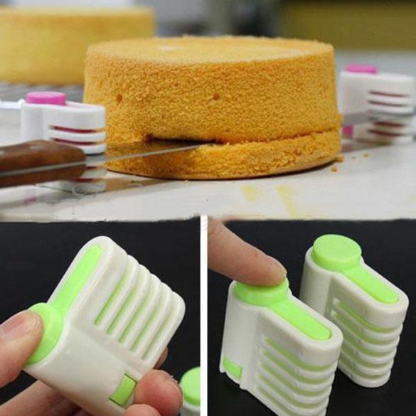 

2Pcs 5 Layers Diy Cake Bread Cutter Leveler Slicer Cutting Fixator Tools, 501 Original