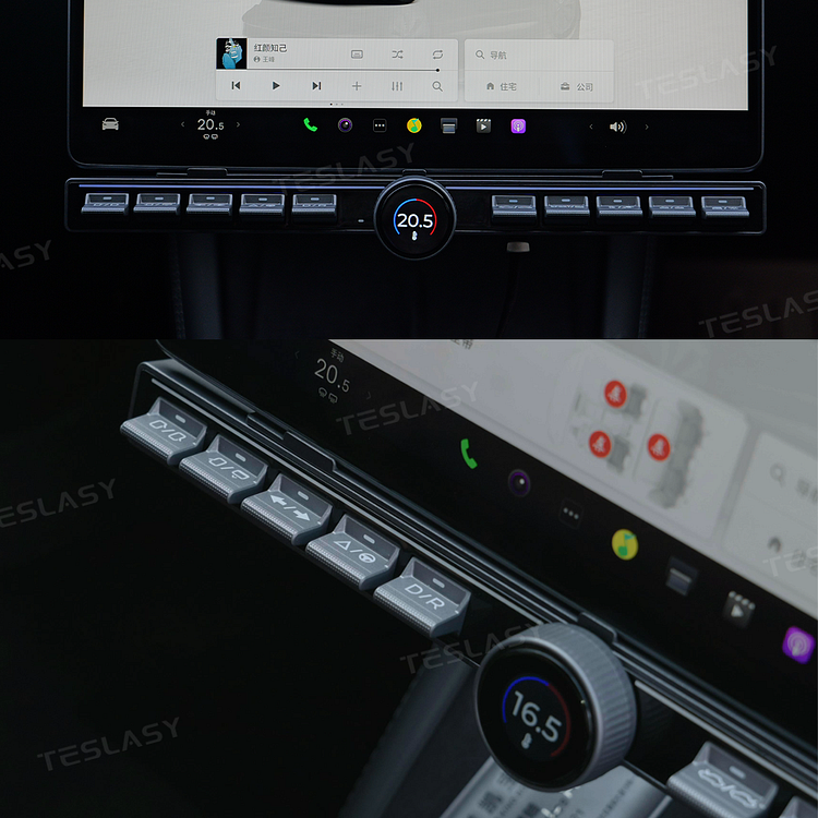 Tesla Model 3/Y/Highland Multi-function Intelligent Control Physical & Rotating Buttons