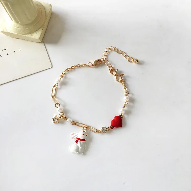 Sweet Heart Rabbit Bracelet