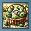 Diamond Painting -DIY Full Round Drill Easter Egg Animals(40*40CM）