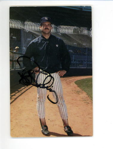 Bob Shirley Yankees SIGNED Autographed Photo Poster painting Postcard