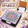 PU 5D Pearl Diamond Painting Kit Note Box DIY Diamond Art Notepad Box with 160 Sheets of Paper (Mandala)