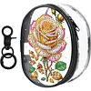 Diamond Painting PVC Rose Transparent Wallet Purse