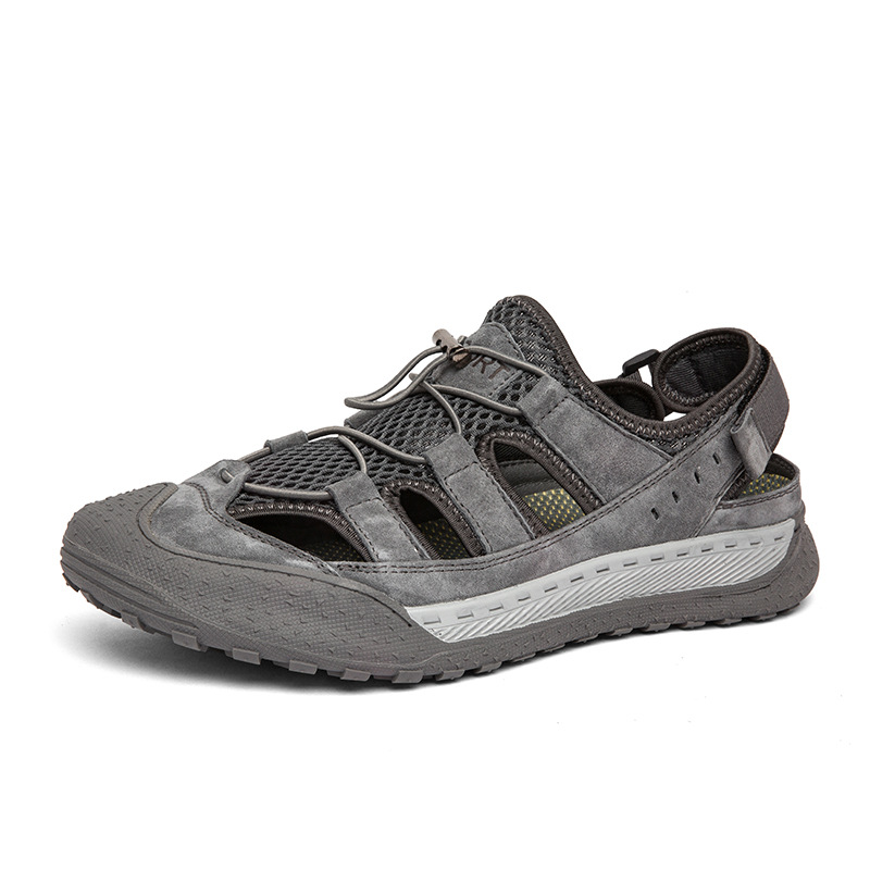 Mature Men Driving Leisure Anti-slip Beach Roman Slippers