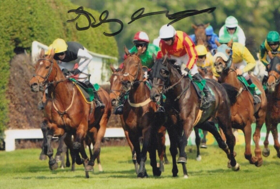 JOHNNY FARRELLY HAND SIGNED 6X4 Photo Poster painting HORSE RACING AUTOGRAPH