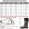 Men's waterproof hunting boots 16 inch rubber boots with 5mm neoprene lining insulation