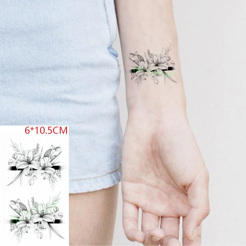 Waterproof Temporary Tattoo Sticker Beautiful Butterfly Small Body Art Fake Tatto Flash Tatoo Wrist Foot Hand for Men Women 706