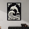 Diamond Painting-DIY Special Shaped Drill Pearl Painting Dolphin(30x40cm)