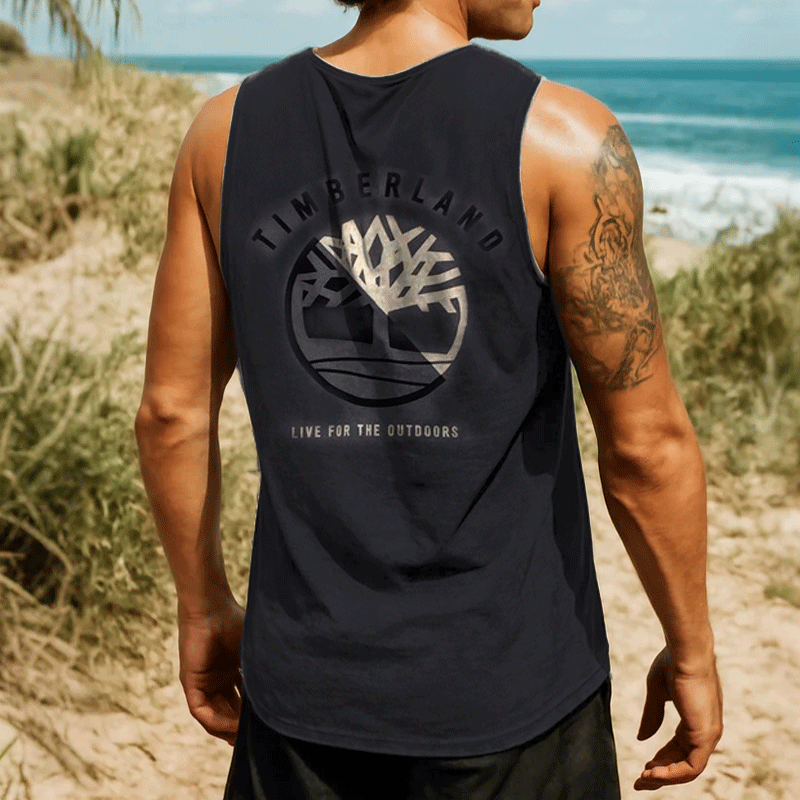  Men's Sleeveless Outdoor Graphic Tank Top