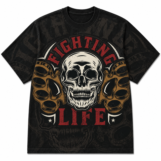 Gym Fighting Life Cotton T-Shirt
