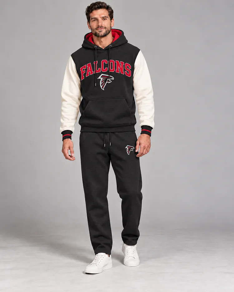 Atlanta Falcons Men's Hoodie And Pants Set - Design 3