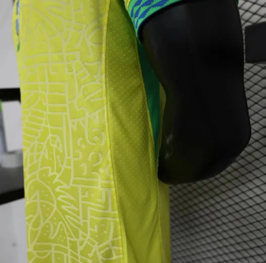 2024 Brazil Home Player Version Men's Football T-Shirt