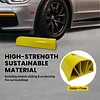 HOXWELL 22" Garage Tire Stops for Garage Floor High-Visibility, Odor Free 2 Pc 3.1" Higher Block Bumpers for Parking Car SUV Truck, Heavy Duty Car Wheel Stopper for Driveway Outdoor, Easy Installation