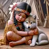 Diamond Painting-DIY Full Round Drill Indian Girl