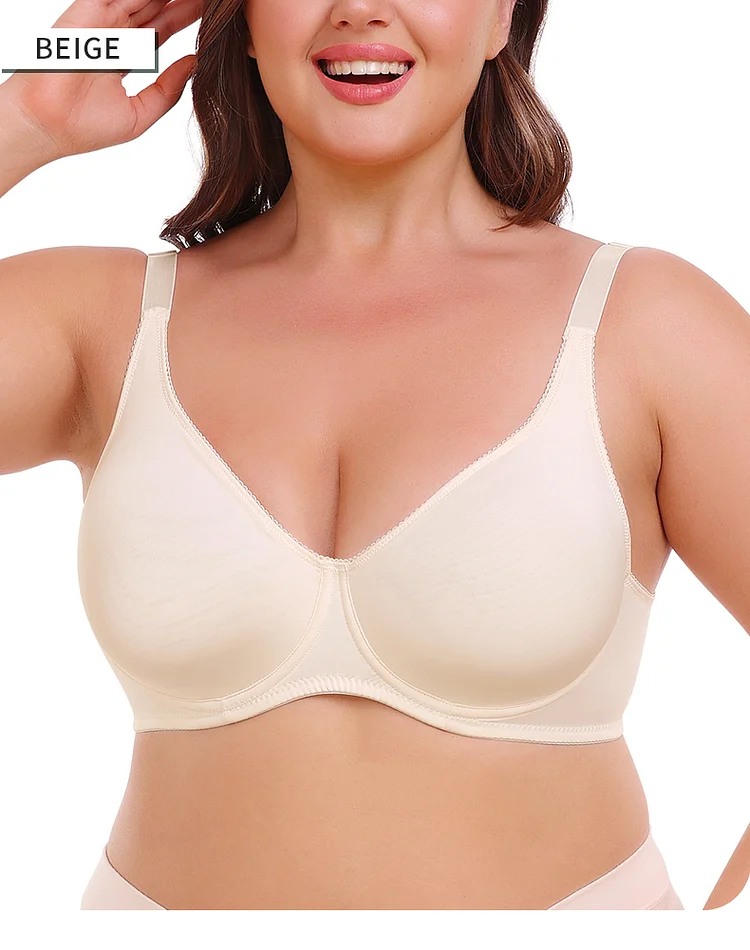 Plus Size Solid Sport Bra