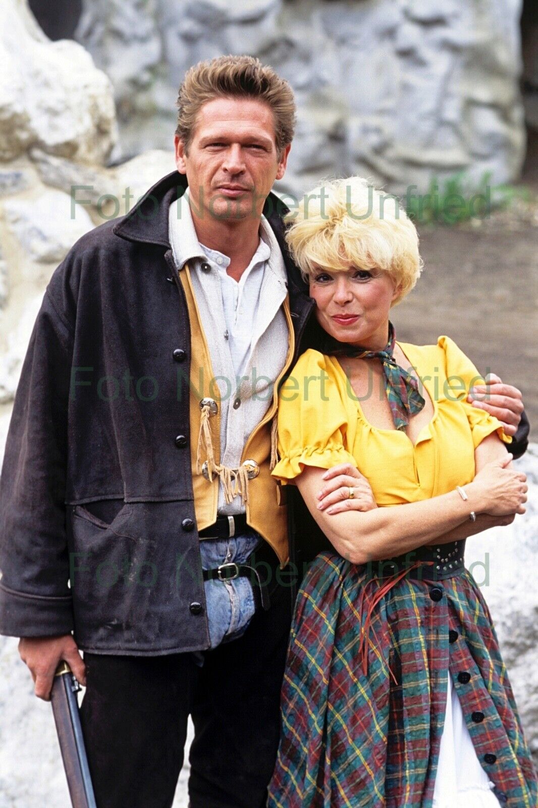 Ingrid Steeger - Joshy Peters - Foto 20 x 30 cm ohne Autogramm (Nr 2-27