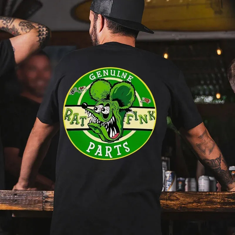 Vintage Cartoon Design Cotton Tee