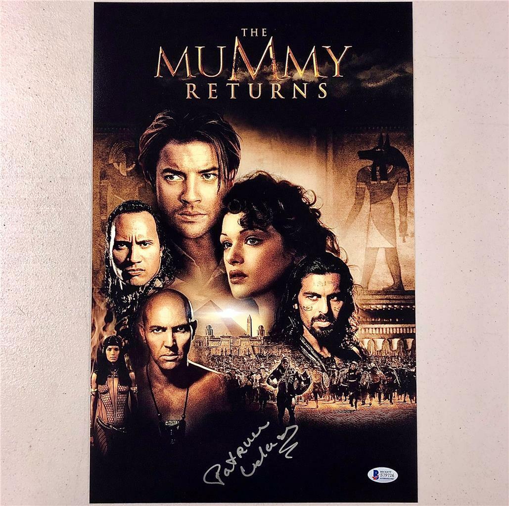 Patricia Velasquez signed The Mummy Returns 11x17 poster Photo Poster painting ~ Beckett BAS COA