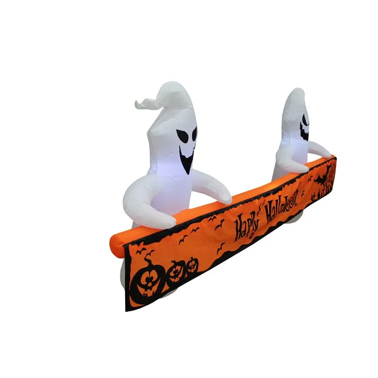 Ghosts with Banner Inflatable