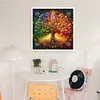 Life Tree-14CT Stamped Cross Stitch 40*40cm/15.75*15.75in