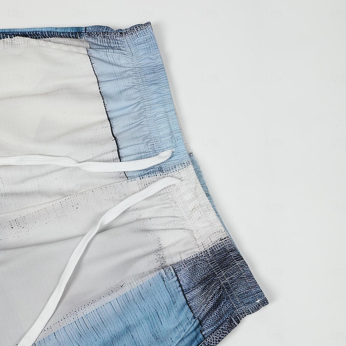 Plaid Colorblocked Men's Vacation Casual Pants