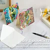 (US Only)6PCS DIY Xmas Diamond Art Greeting Cards Congratulations Cards & Gifts (Turtle)
