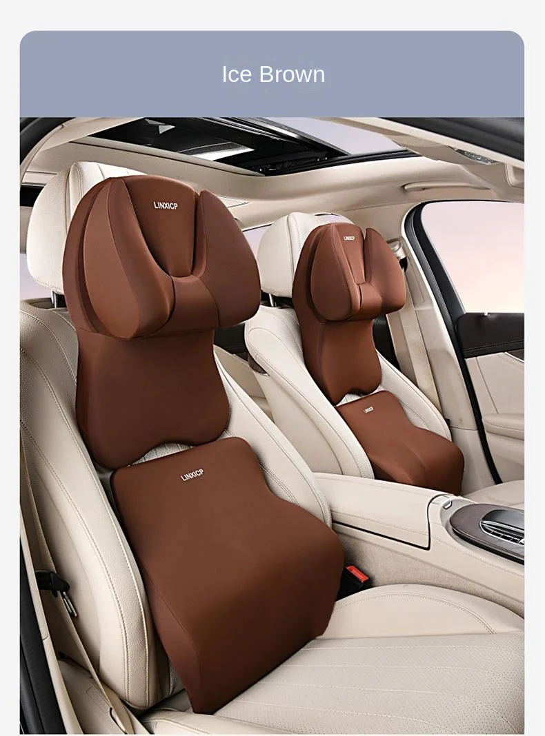 Car adjustable sleeping memory foam headrest