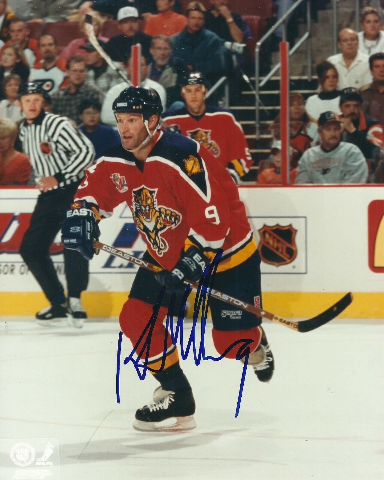 Signed 8x10 KIRK MULLER Florida Panthers Autographed Photo Poster painting - COA