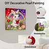 (25x25cm)DIY Pearl Painting Framed Handmade Pearl Material Art Kit Living Room Decor