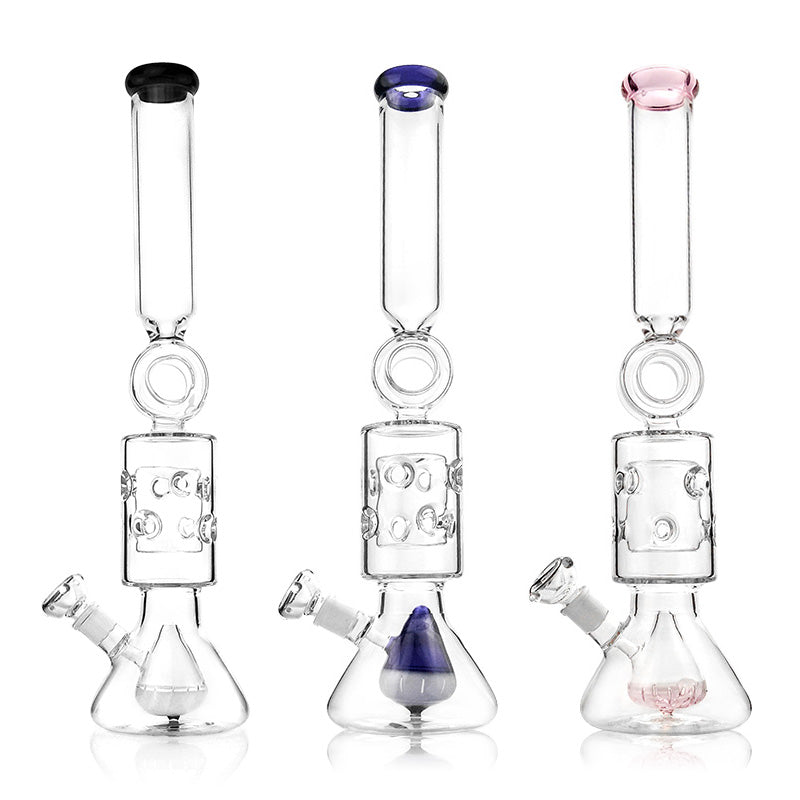 Glass Beaker Base Big Hookah Pipe for Smoking with Percolator