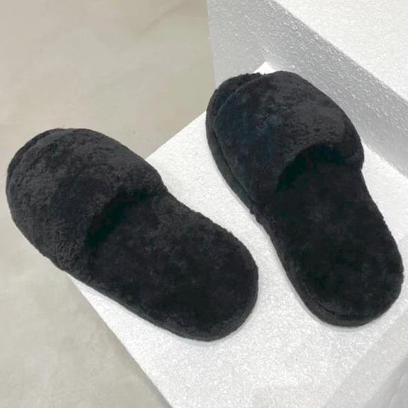 Women's winter plush warm house slippers
